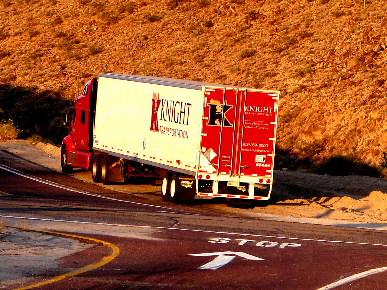 Knight-Swift carrier partner truck